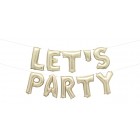 ''LET'S PARTY'' ΑΣΗΜΙ ΣΕΤ ΜΠΑΛΟΝΙΩΝ 4.26 Μ.